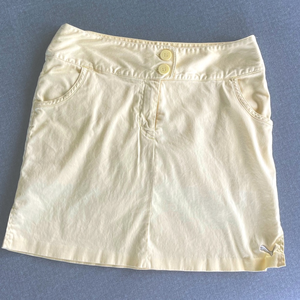 Women’s Puma Golf Skort | Yellow | Small
